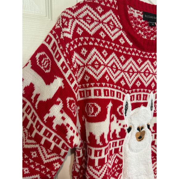 NEW Blizzard Bay Men's Ugly Christmas Holiday Party Knit Sweater Llama- Med - Picture 5 of 6